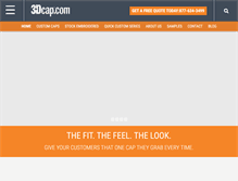 Tablet Screenshot of 3dcap.com